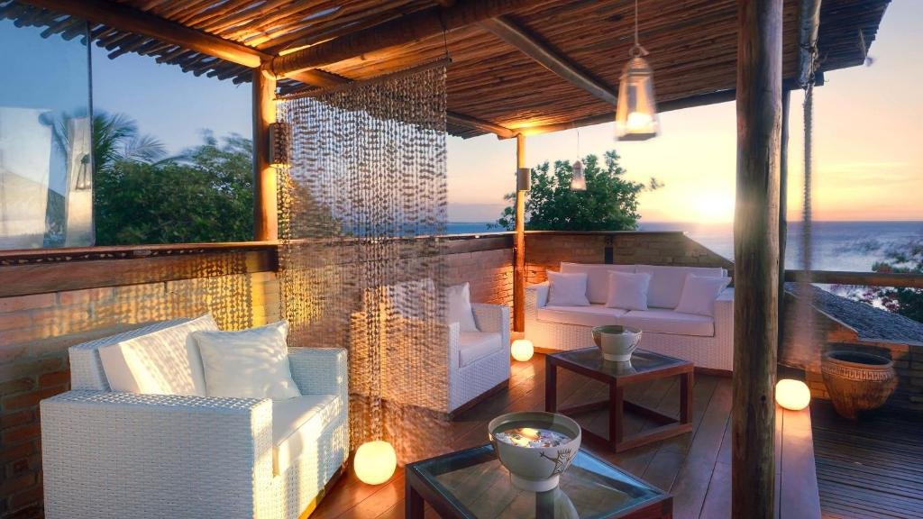 Àrea de lazer da Pousada Jeribá em pousadas na Rota das Emoções.