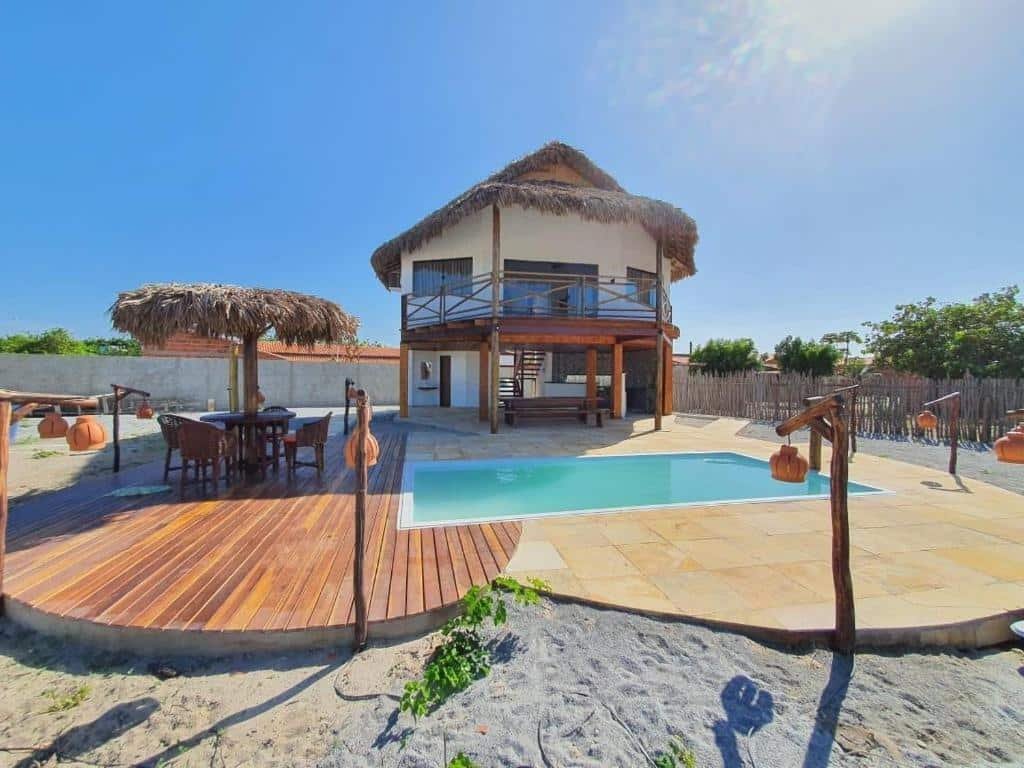 Vista da frente da Casa de Sal - Barra Grande.