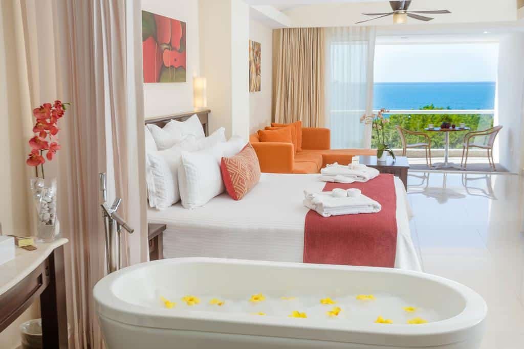Quarto com hidro e vista do Dreams Villamagna - Onde ficar em Puerto VAllarta
