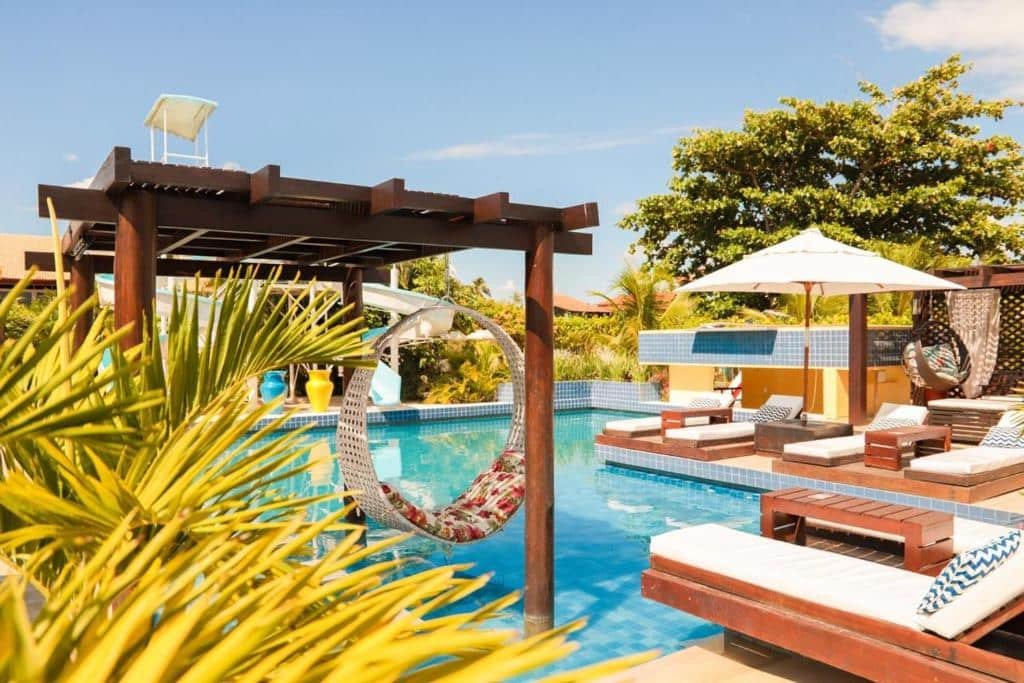 Vista da Aimberê Eco Resort Hotel no Litoral do Piauí.