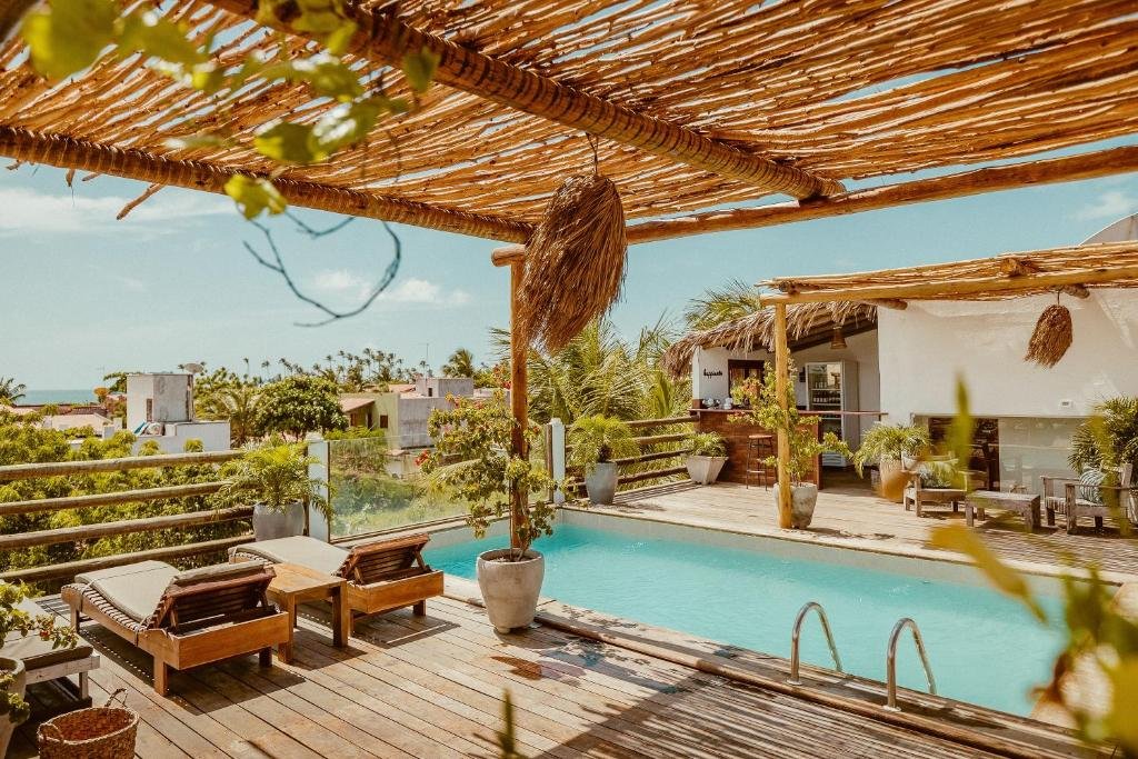 Piscina da Casa Valentini Pousada em pousadas na Rota das Emoções