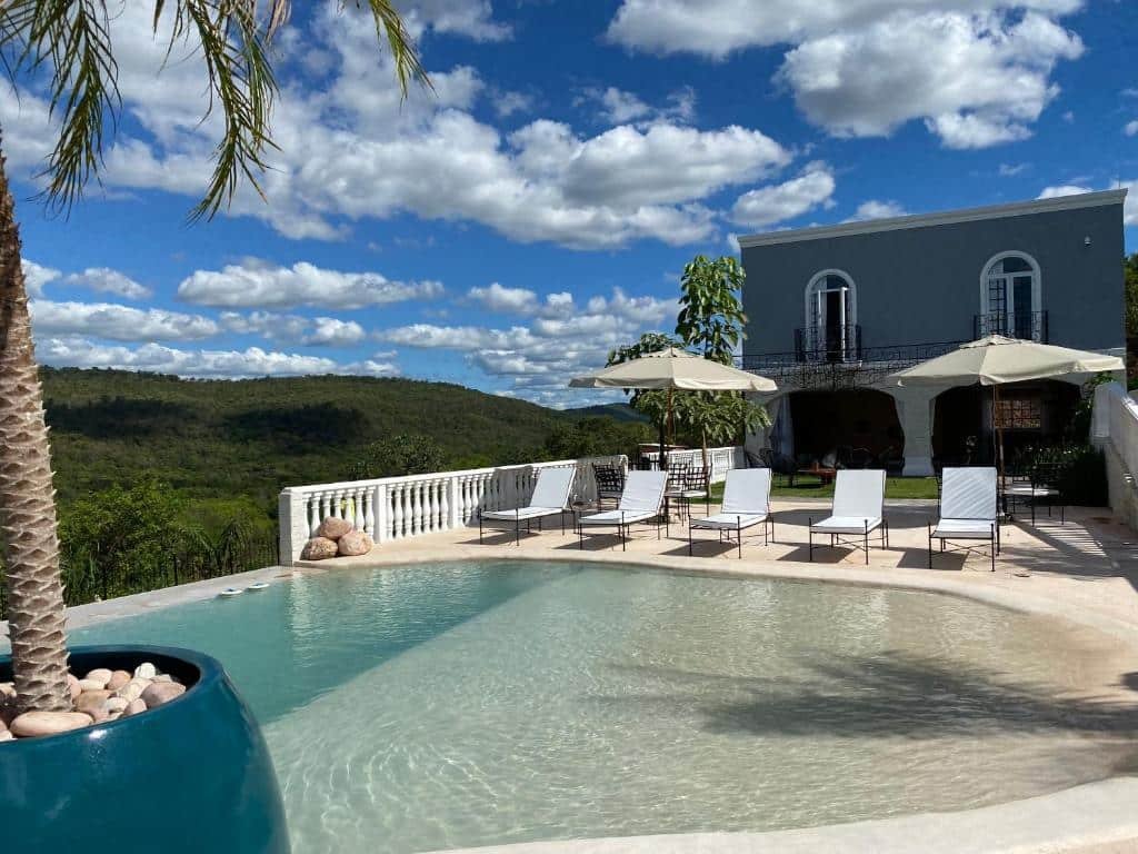 Piscina do Vila Pugliesi Hotel Boutique.