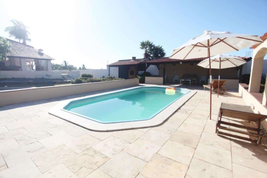 Piscina da Pousada Vila Cajuína – Luís Correia no Litoral do Piauí.