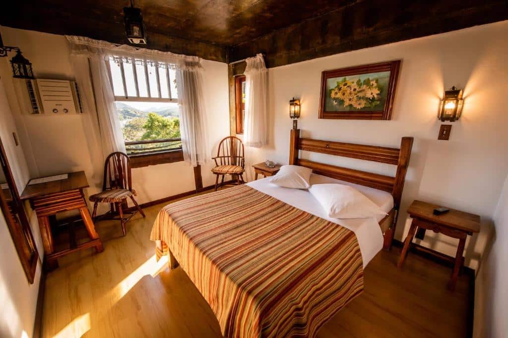 quarto da Pousada Monte Imperial em Petrópolis