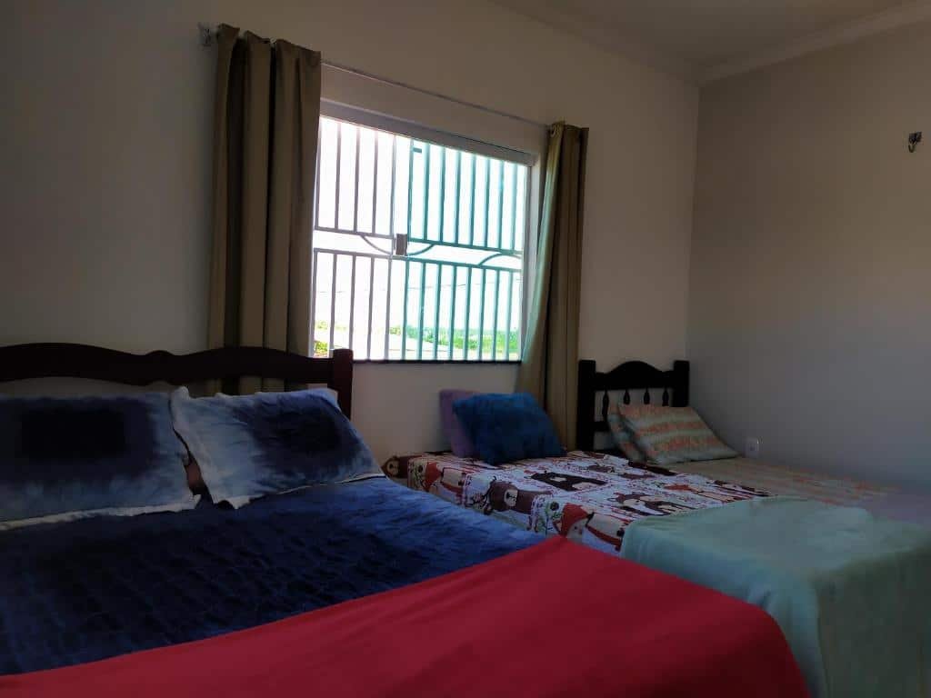 Quarto em família na Pousada Barreirinhas House em Barrinha.