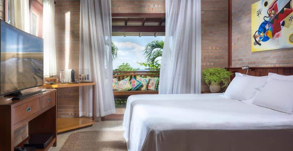 Quarto da Pousada Jeribá.