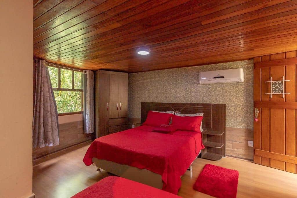 quarto da Pousada Cascata dos Amores em Teresópolis na Serra fluminense