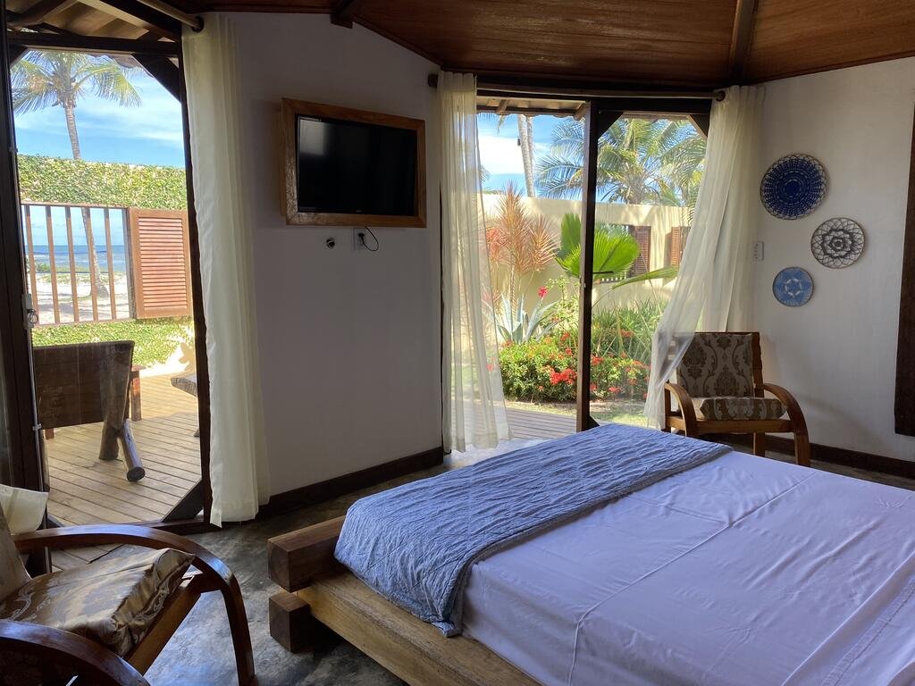 quarto da Pousada dos Hibiscus em Ilhéus
