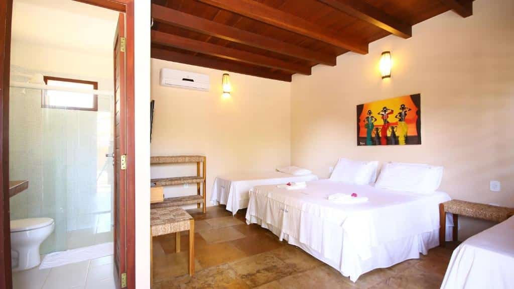 Quarto da Pousada Vento do Kite.