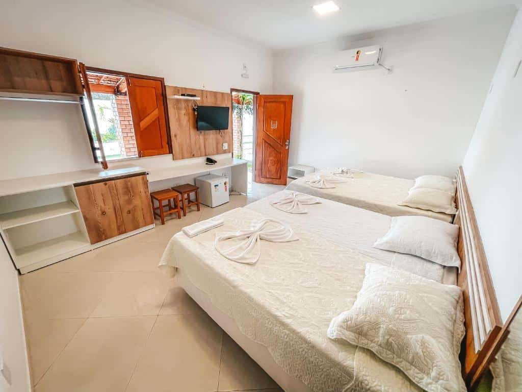 Quarto para família na Pousada Vasto Horizonte