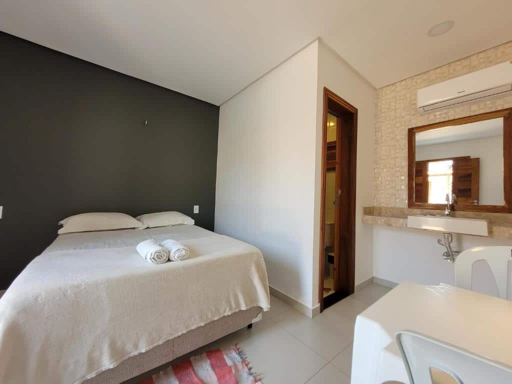 Quarto da Pousada Vila Cajuína.