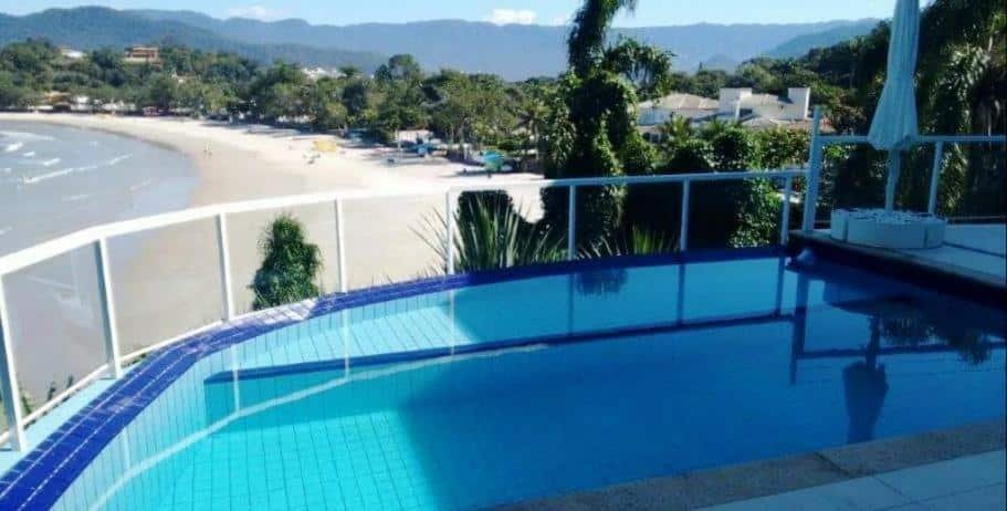 Vista da da Mansão Tenório -Suítes, Estúdio ou Cobertura Pé na Areia na Praia Vermelha do Centro.
